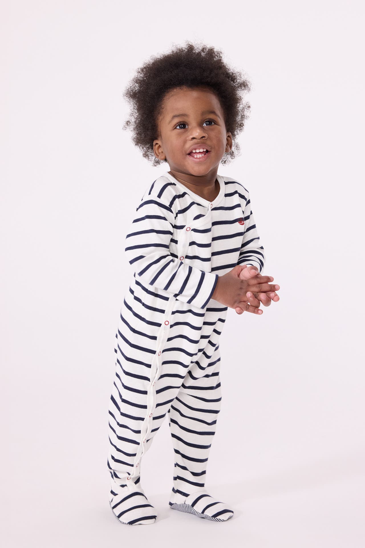 PETIT BATEAU Strampler gestreift, Bild 1