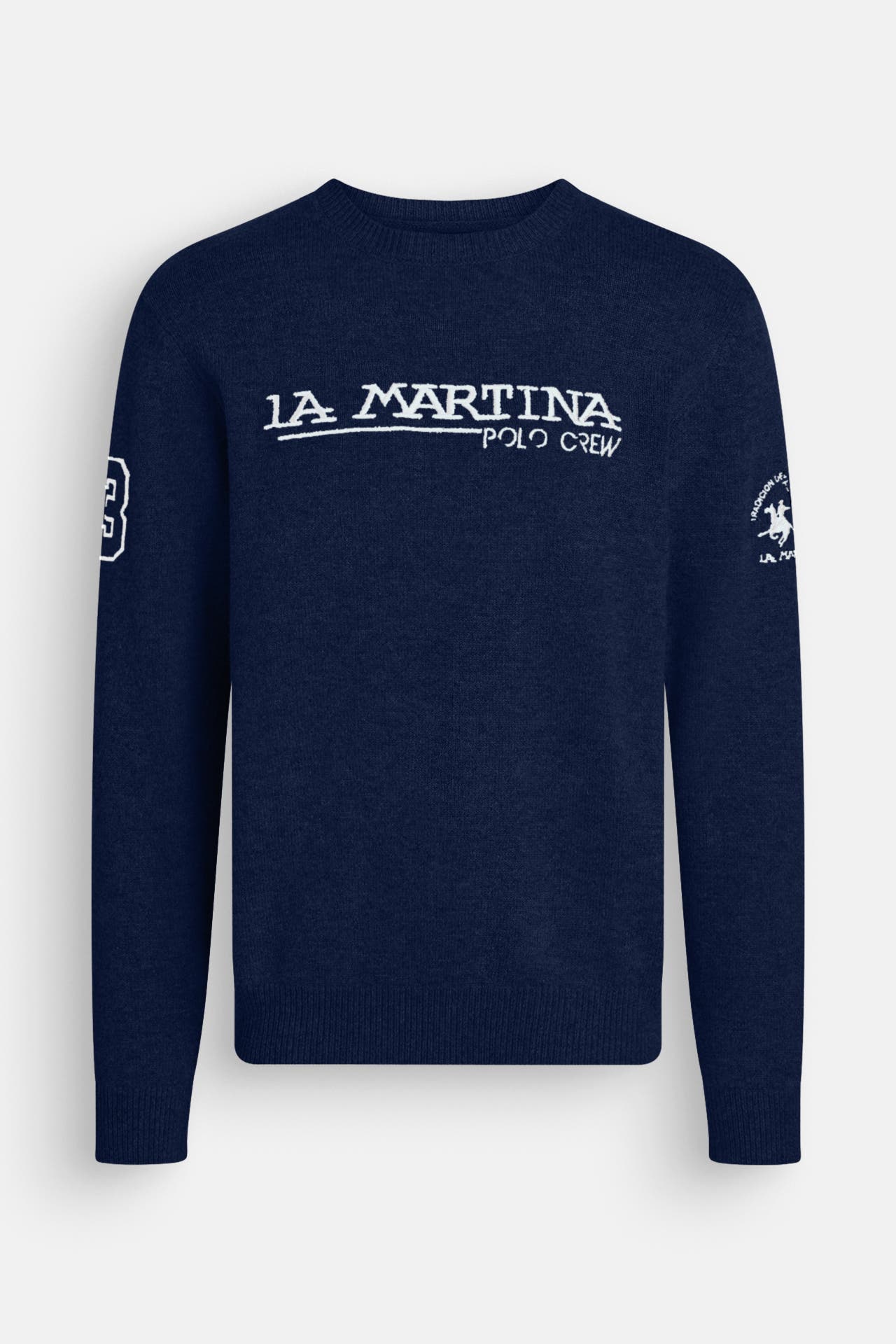 LA MARTINA Wollmix-Pullover navy, Bild 1