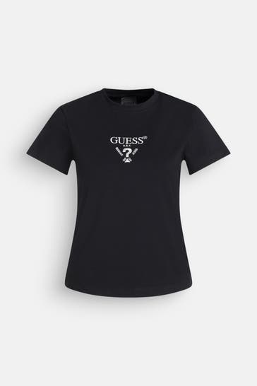 GUESS T-Shirt schwarz
