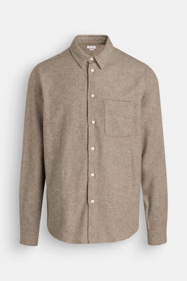 SAMSØE & SAMSØE Overshirt 'Liam' hellbraun