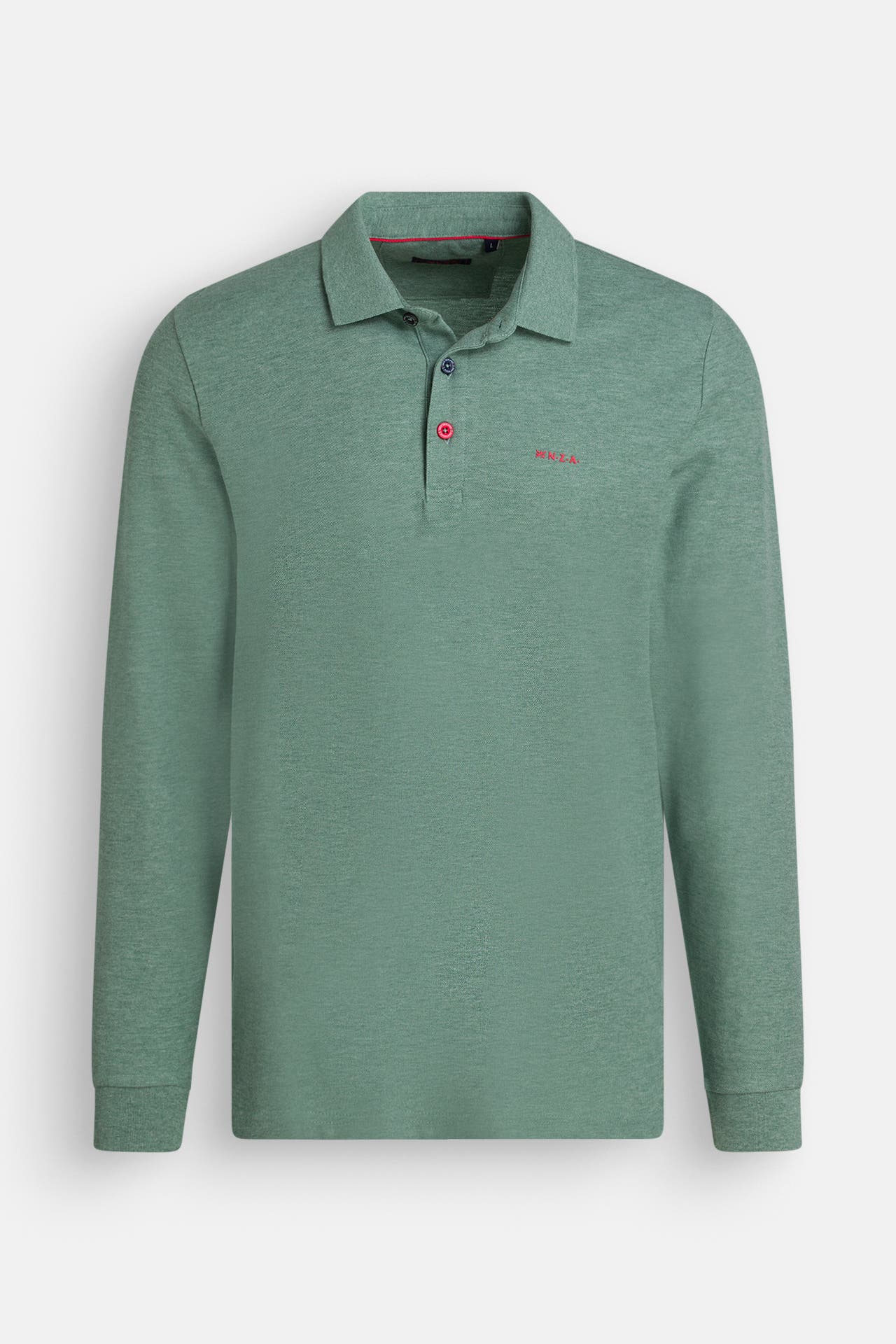 NEW ZEALAND AUCKLAND Langarm-Polo jade, Bild 1