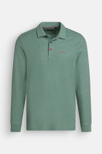 NEW ZEALAND AUCKLAND Langarm-Polo jade