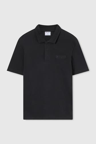 CHAMPION Polo-Shirt schwarz Regular Fit