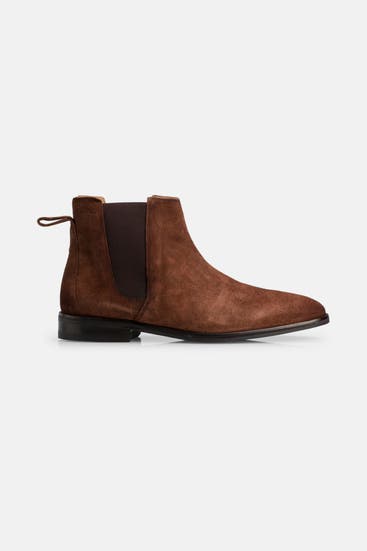 JOOP! - Chelsea-Boots 'Velluto 1.0' dunkelbraun