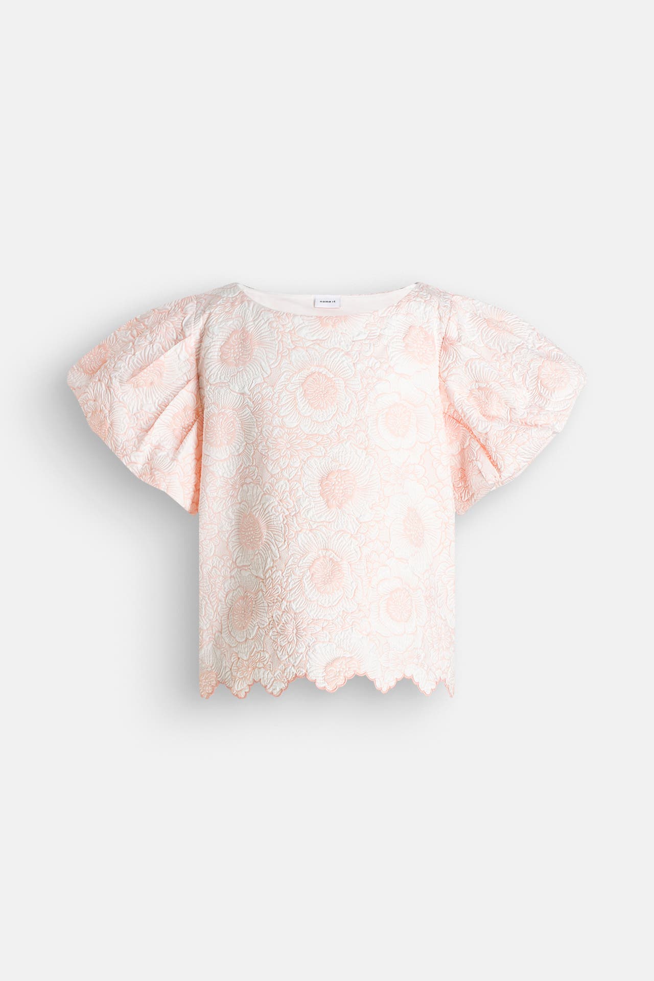 NAME IT Blusenshirt 'Sauma' zweifarbig floral, Bild 1