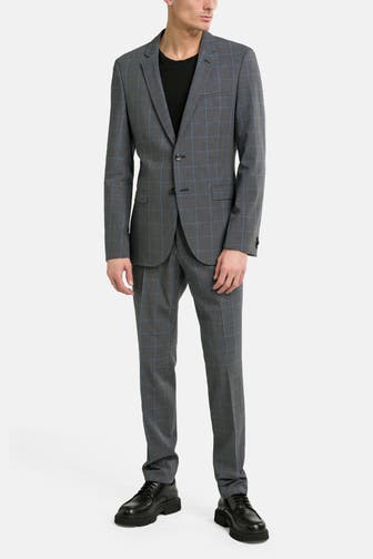 HUGO Anzug 'Arti-Hesten' kariert