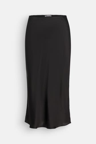 SAMSØE & SAMSØE Satinrock 'Saagneta' schwarz