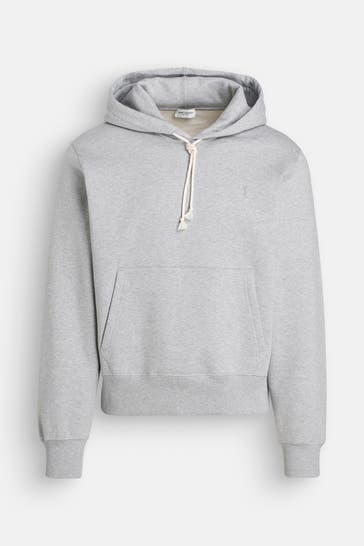 SAINT LAURENT Hoodie hellgrau