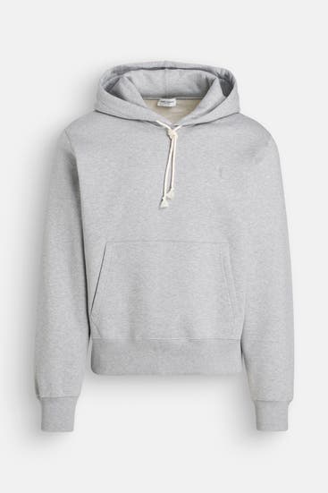 SAINT LAURENT - Hoodie hellgrau