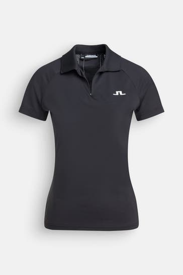 J.LINDEBERG SPORTSWEAR Funktions-Polo 'Allison' schwarz