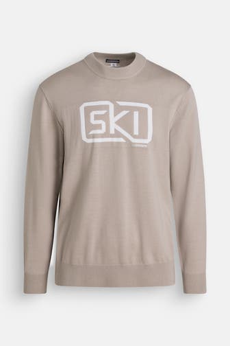 J.LINDEBERG SPORTSWEAR Woll-Strickpullover beige