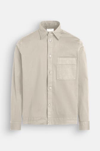 FIL NOIR Overshirt 'Matteo' beige