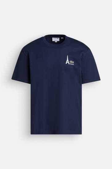 LACOSTE T-Shirt Unisex dunkelblau