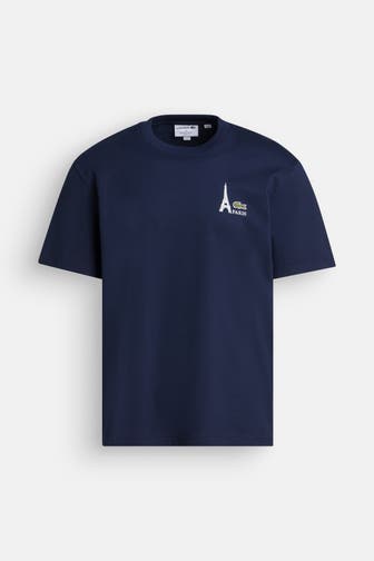 LACOSTE T-Shirt Unisex dunkelblau