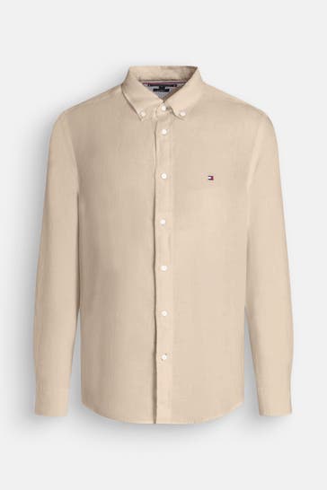 TOMMY HILFIGER Leinenhemd Regular Fit