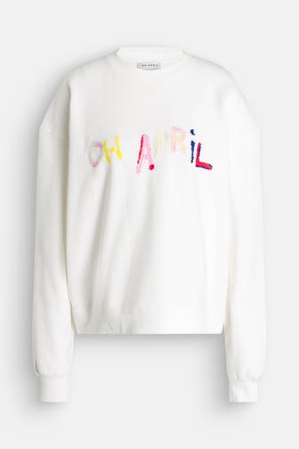 OH APRIL Sweatshirt weiß