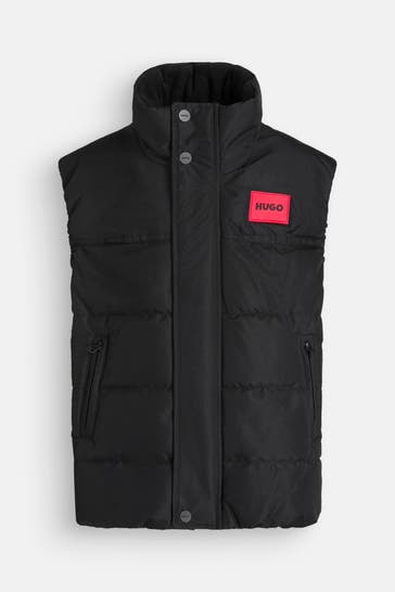 HUGO Steppweste schwarz