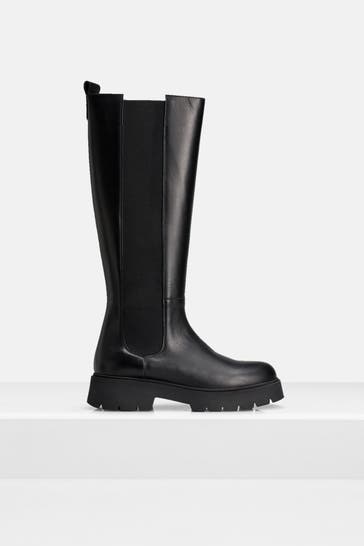 AIGNER Lederstoefel 'Aisha' schwarz