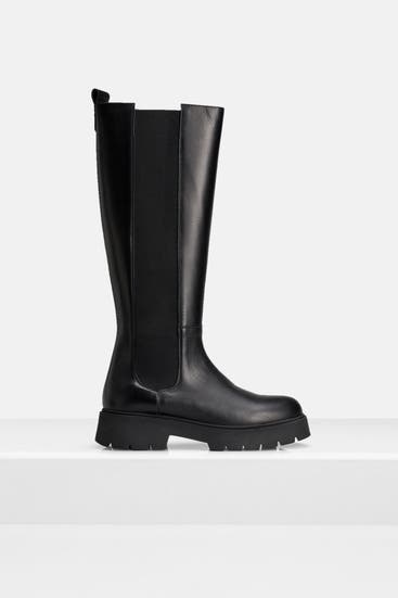 AIGNER - Lederstoefel 'Aisha' schwarz