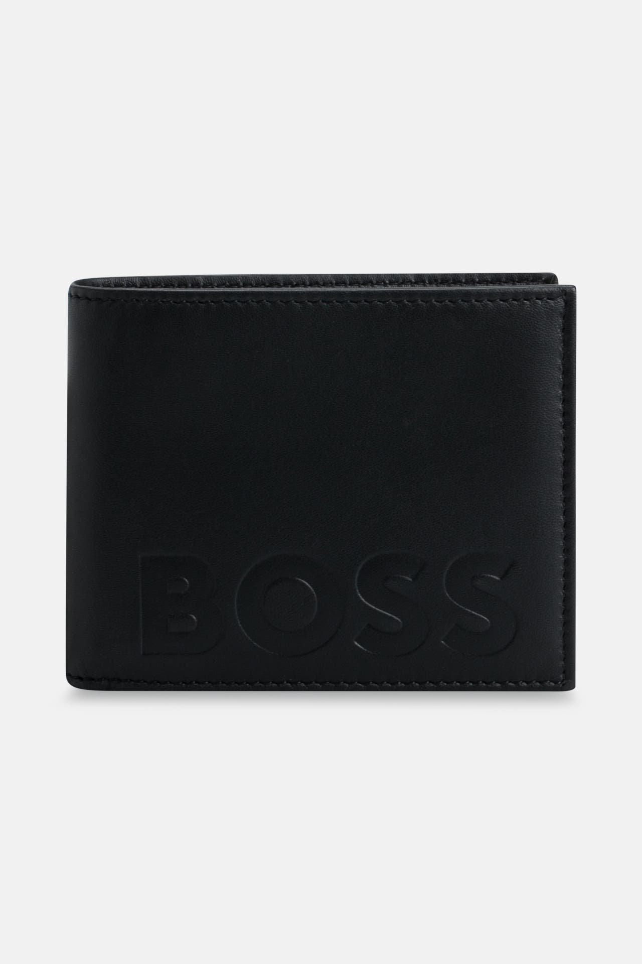 BOSS Ledergeldbörse schwarz, Bild 1