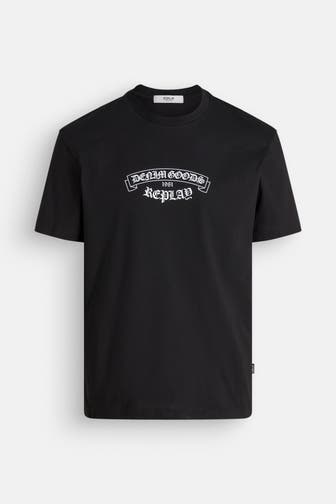 REPLAY T-Shirt schwarz
