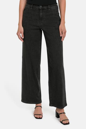 DKNY Jeans schwarz flared