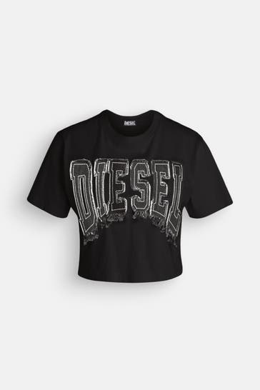 DIESEL T-Shirt schwarz