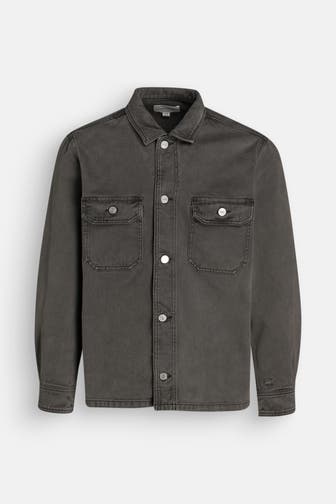 LACOSTE Overshirt steingrau