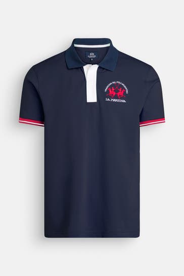 LA MARTINA Polo-Shirt nachtblau