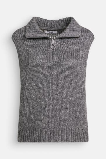 MARC O'POLO DENIM Strick-Pullunder dunkelgrau