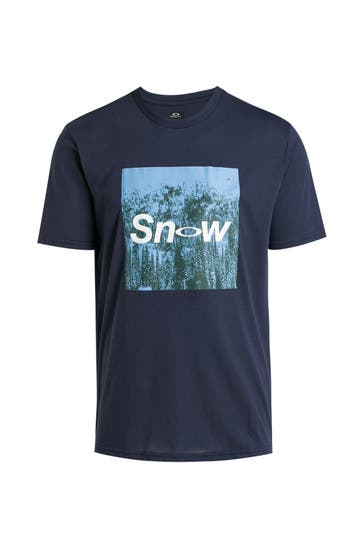 OAKLEY T-Shirt 'Winter Vista' dunkelblau