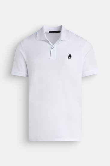 KARL LAGERFELD - Polo-Shirt weiß