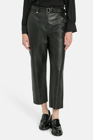 RIANI Lederhose schwarz