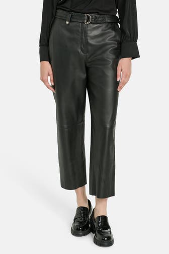 RIANI Lederhose schwarz