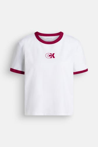 CALVIN KLEIN T-Shirt zweifarbig