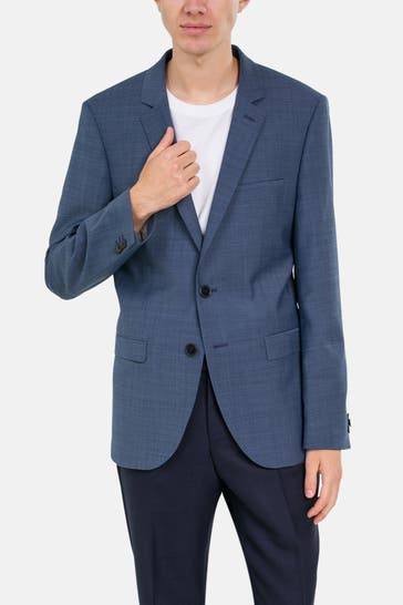 HUGO Wollmix-Sakko 'Arti' navy