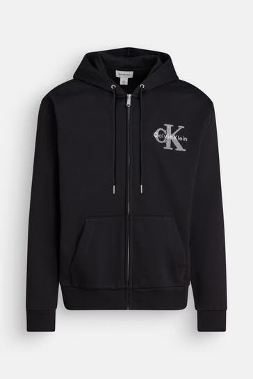 CK JEANS Sweatjacke schwarz