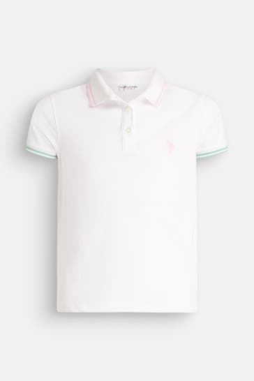 U.S. POLO ASSN. Polo-Shirt 'Kalin' weiß
