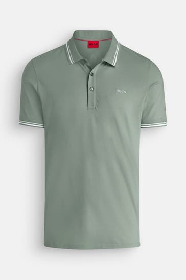 HUGO Polo-Shirt graugrün