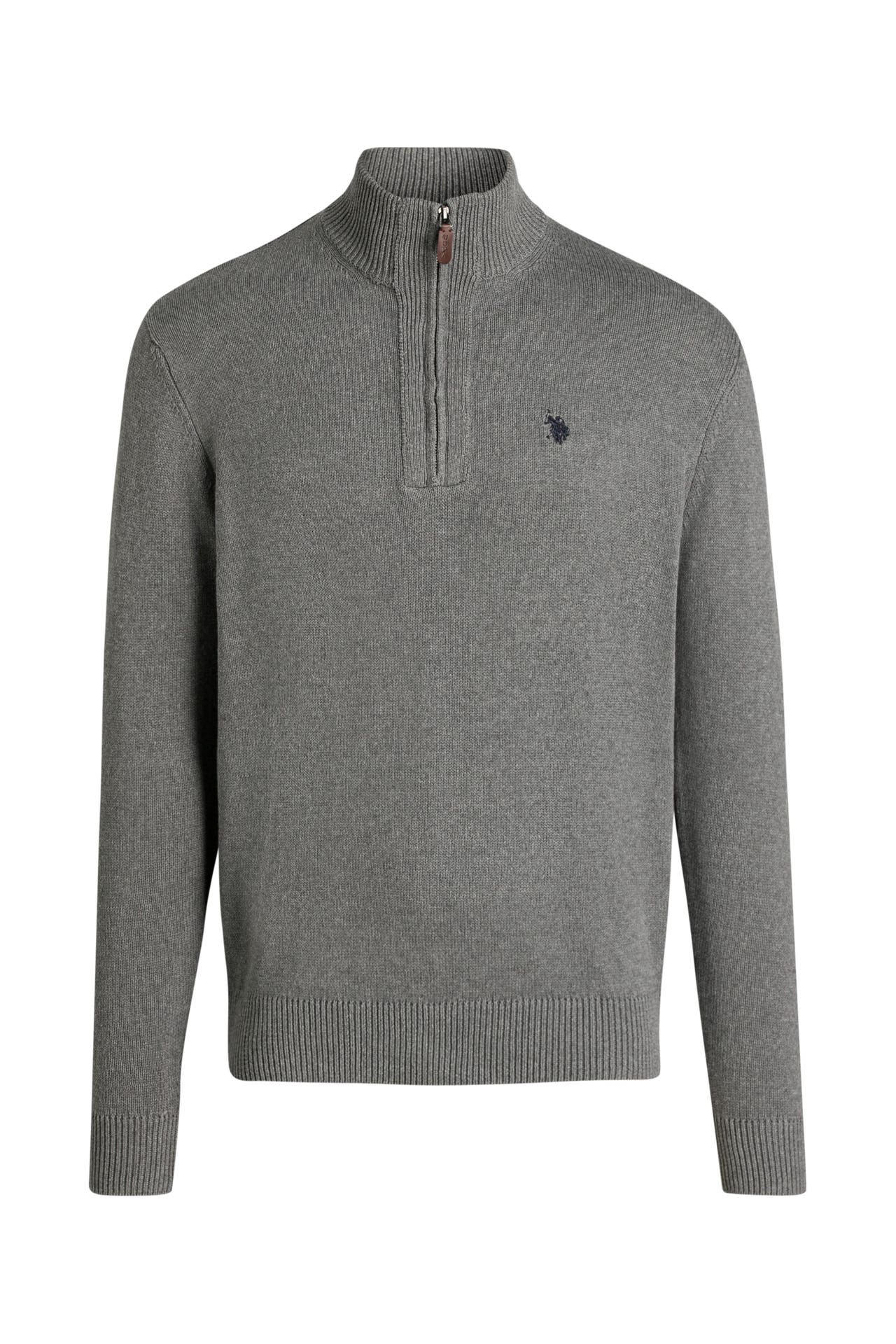 U.S. POLO ASSN. Strick-Troyer dunkelgrau, Bild 1