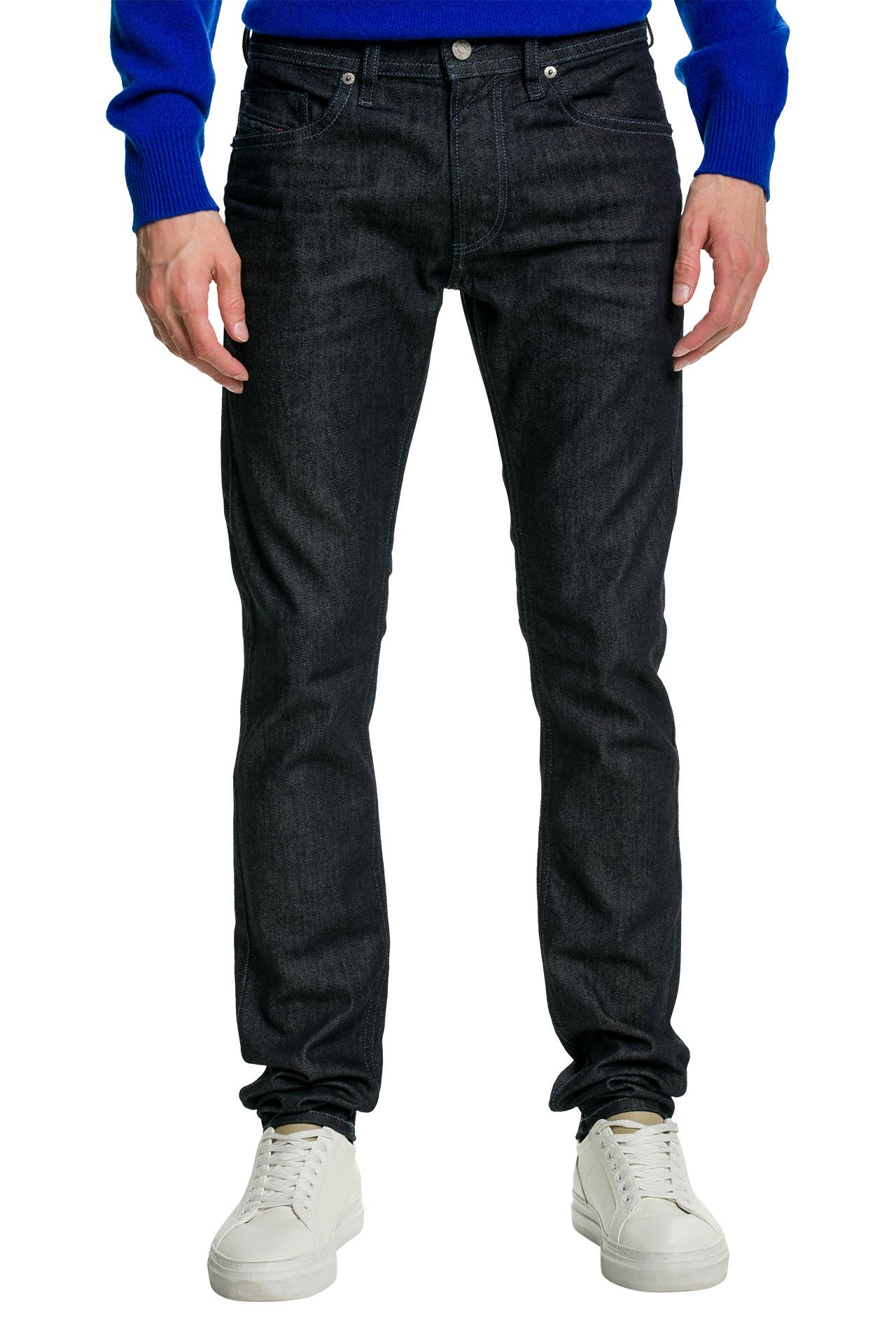 thumbnail: Diesel Slim Fit Jeans Thommer-R RB062 - Middelblauw Met Stretch - Hoge Kwaliteit Denim