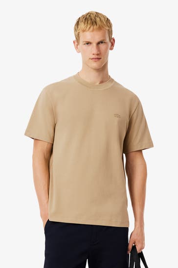 LACOSTE T-Shirt beige