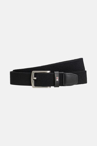 TOMMY HILFIGER Gürtel 'Denton' schwarz