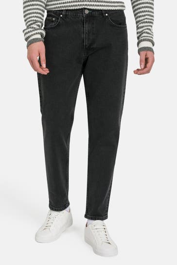 COLOURS & SONS Jeans schwarz tapered