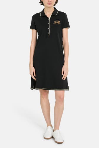 LA MARTINA Polo-Kleid schwarz