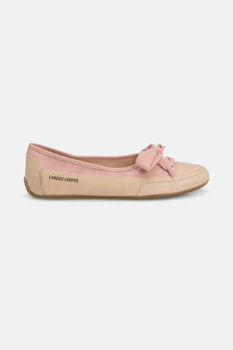 CANDICE COOPER Leder-Ballerinas 'Candy Bow' zweifarbig