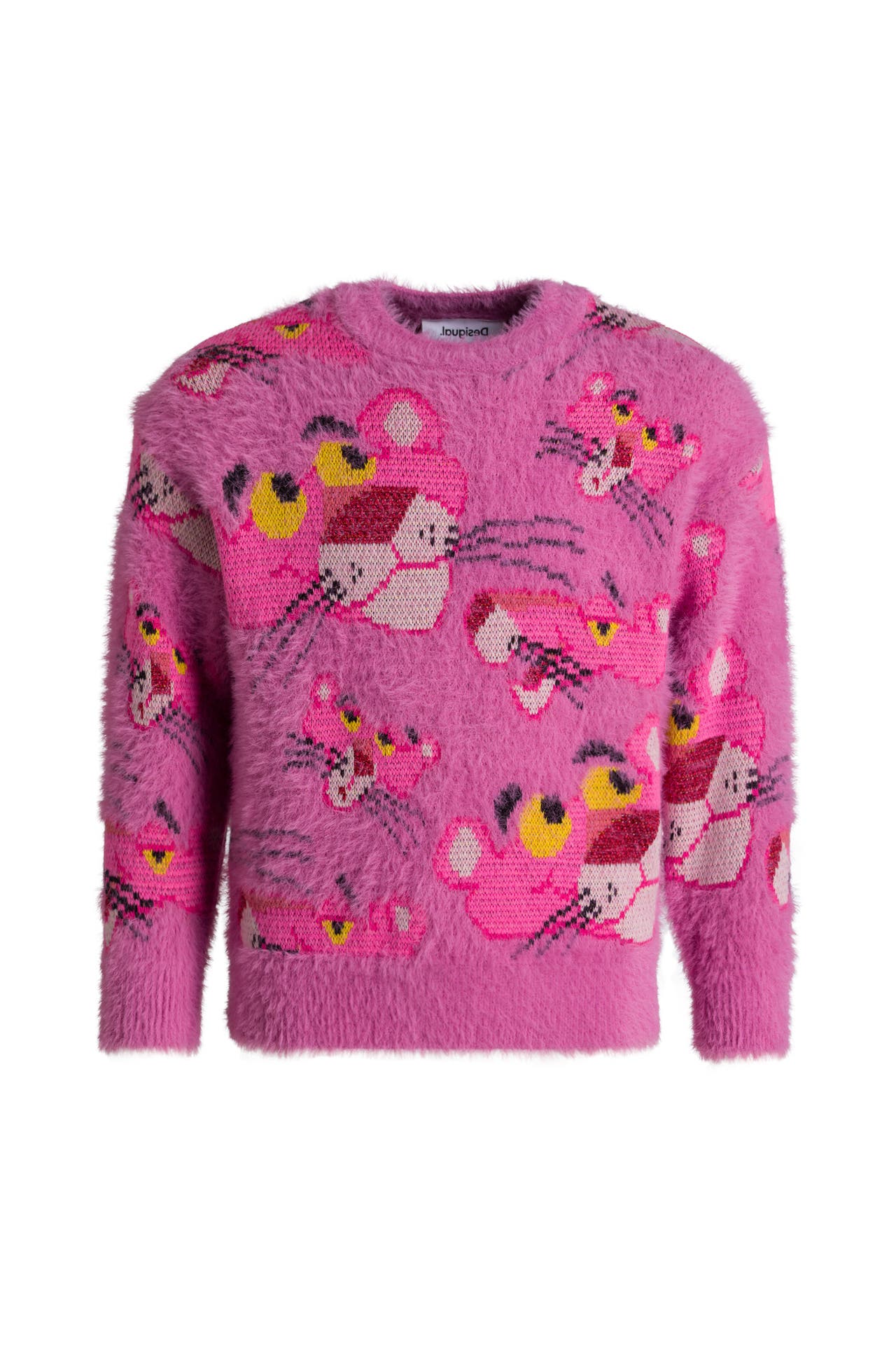 DESIGUAL Strickpullover 'Pink Panther' gemustert, Bild 1