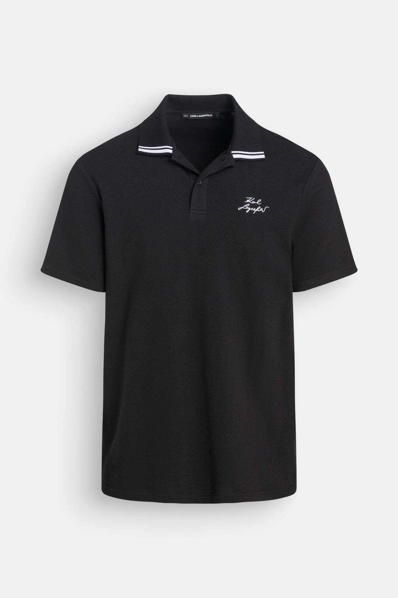 KARL LAGERFELD Polo-Shirt schwarz, Bild 1