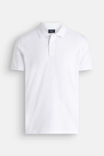 JOOP! JEANS Polo-Shirt 'Ambrosio' weiß