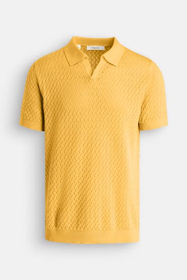 SELECTED Strickshirt gelb